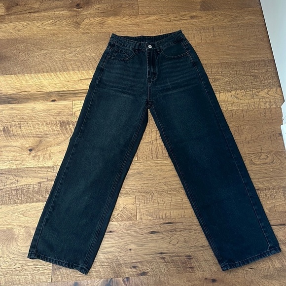 Shein Women’s Black Denim Jeans US 4 - Picture 2 of 7